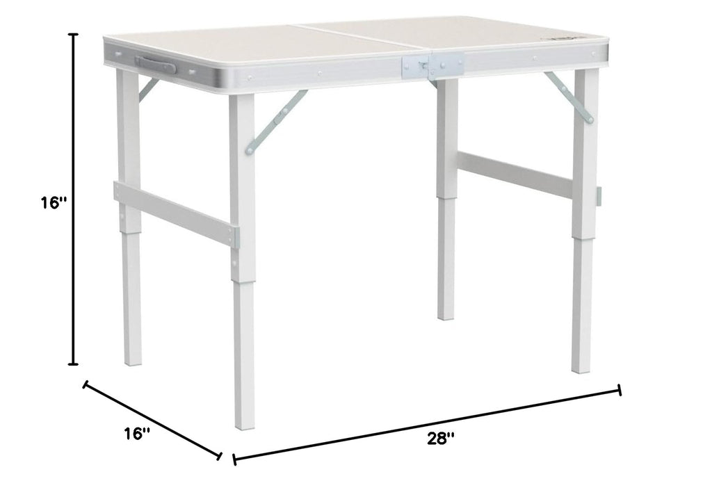 3FT Adjustable Height Aluminum Folding Camping Table Y8446