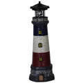 15" Tall Waterproof Resin Lighthouse Lamp with Rotating LED O474551