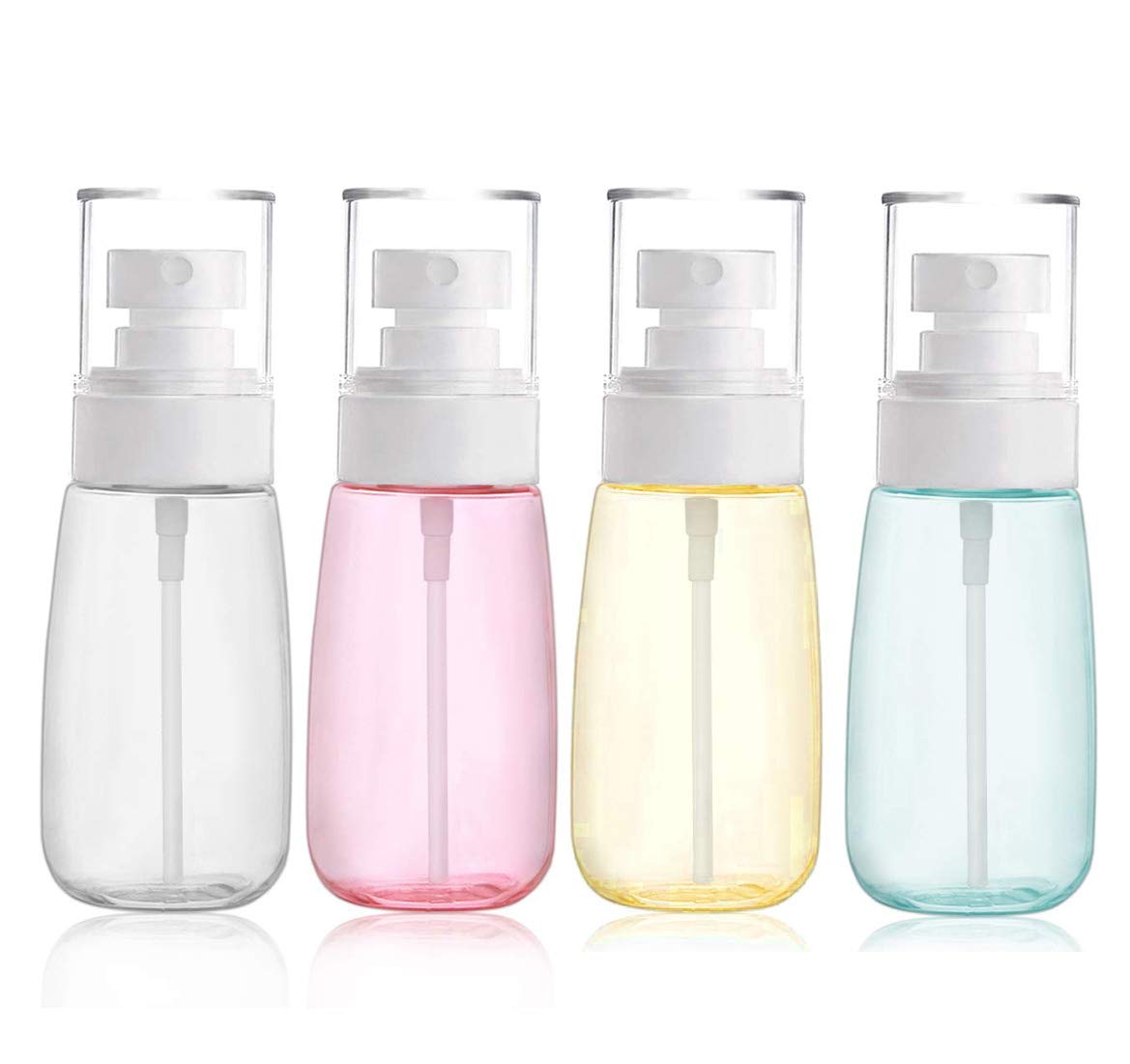 Clear Plastic Refillable Fine Mist Spray Bottles 100ml Q944