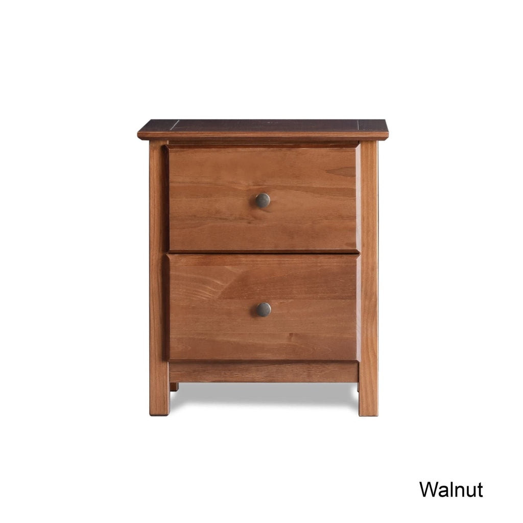 2-Drawer Solid Wood Nightstand R28972