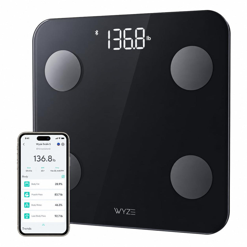 Black Smart Body Weight Scale Q154