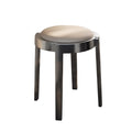 Round Stackable Stainless Steel Microfiber Leather Stools Z464