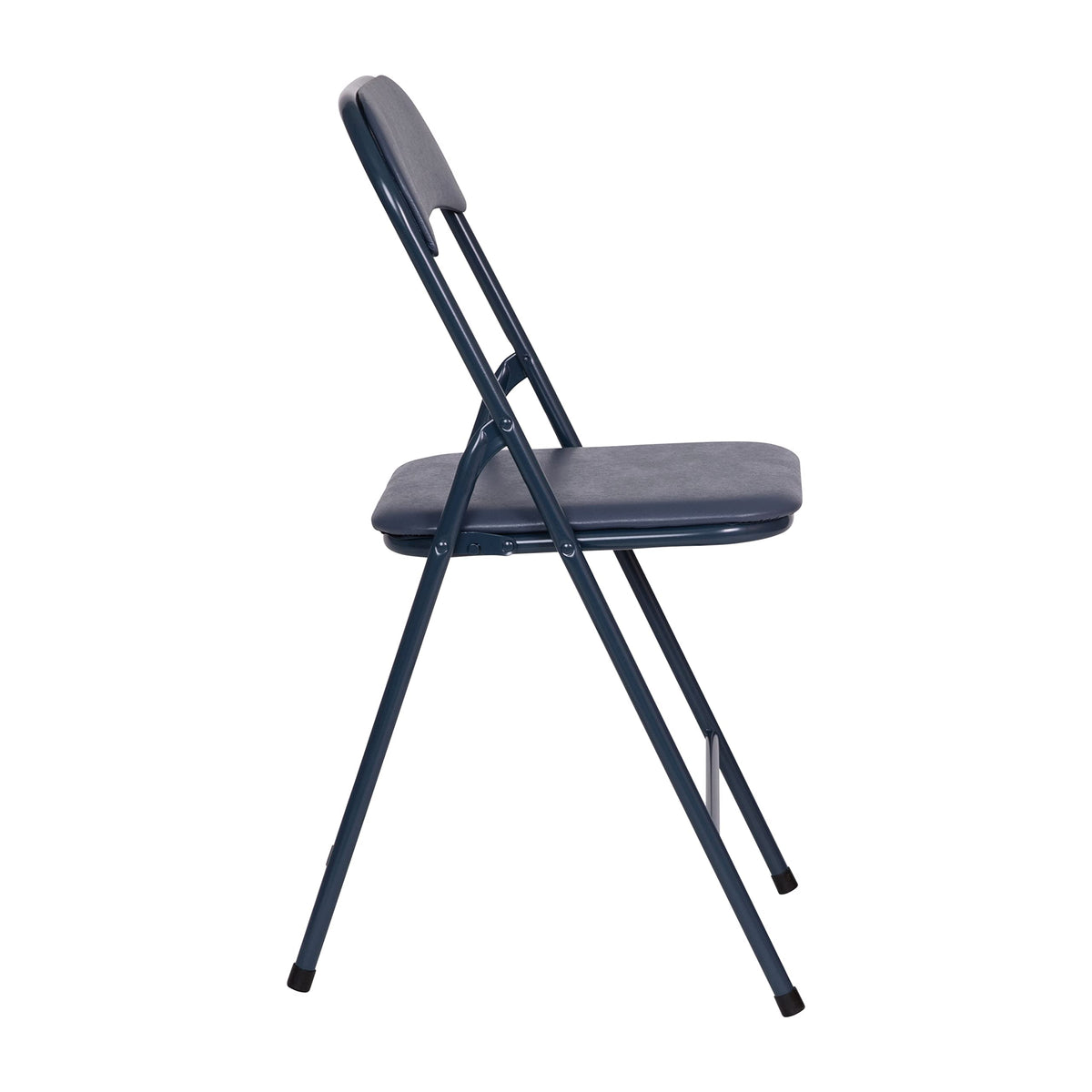 Navy Square Folding Card Table and Chairs Set P887