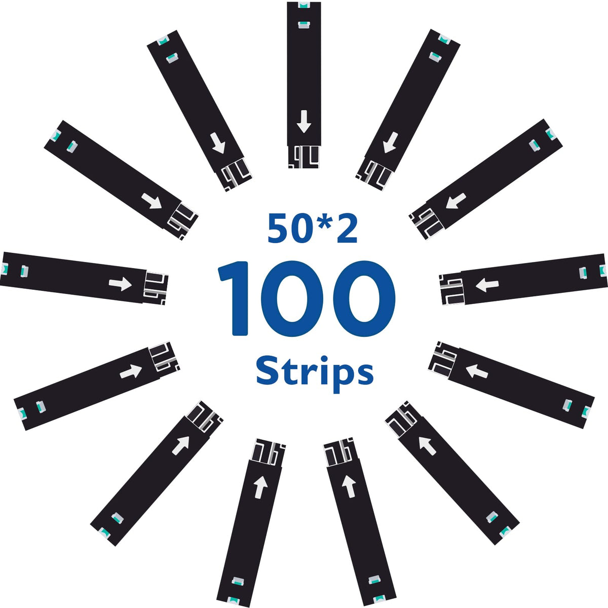 Blood Glucose Test Strips 100 Count R4454