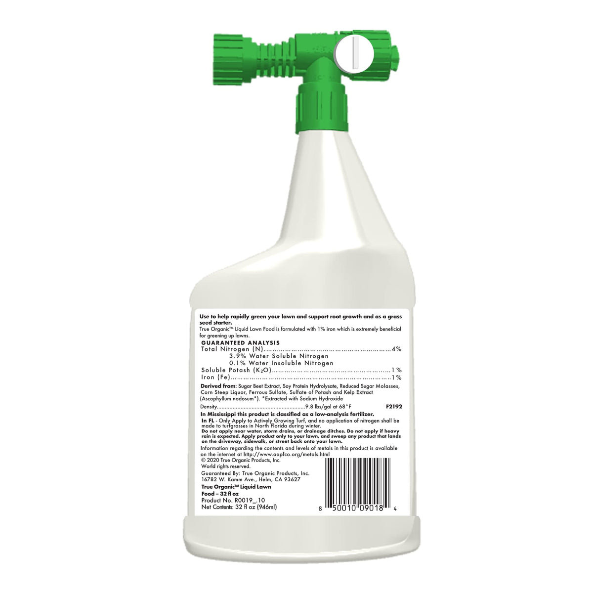 Organic Liquid Lawn Fertilizer with 1% Iron 32 fl. oz. P4760