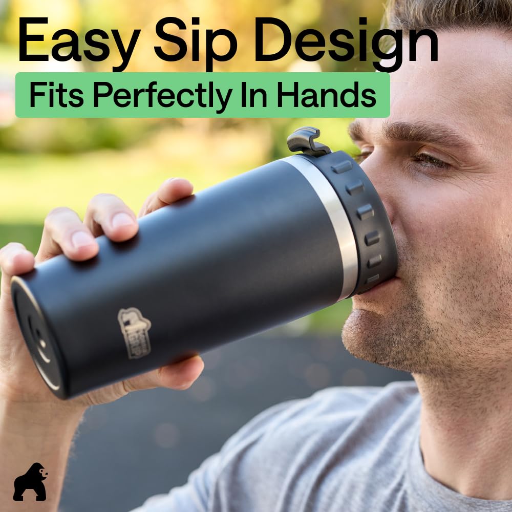 20oz Stainless Steel Travel Coffee Mug Q9209