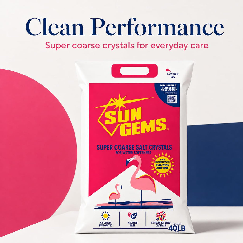 Super Coarse Water Softener Salt Crystals 40 lb Z5249