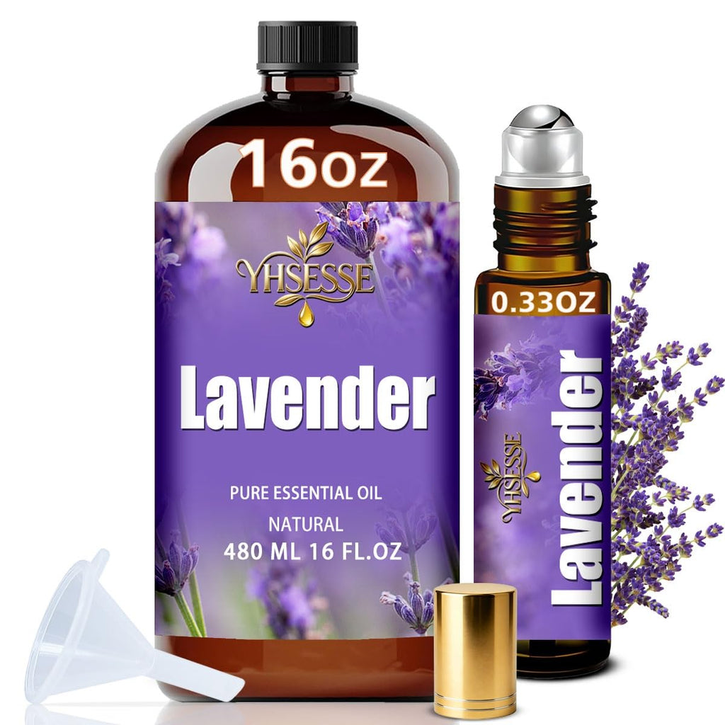 Peppermint and Lavender Essential Oil 4 Fl Oz and 16 Fl Oz U586