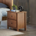 2-Drawer Solid Wood Nightstand R28972