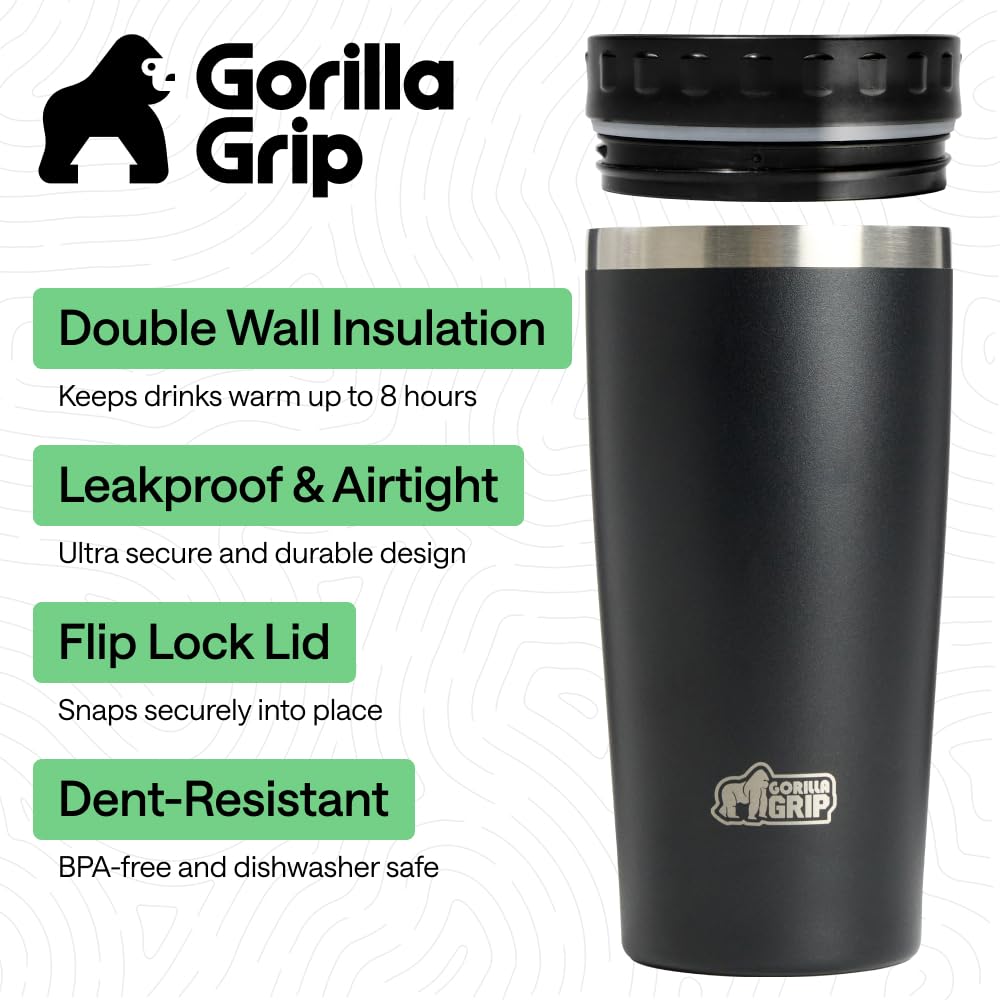 20oz Stainless Steel Travel Coffee Mug Q9209