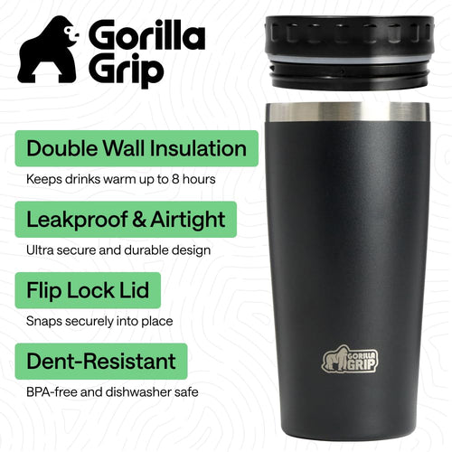 20oz Stainless Steel Travel Coffee Mug Q9209