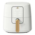 6 Quart Air Fryer with Touch-Activated Display, 4-in-1 Countertop Air Fryer 1750W, Nonstick Dishwasher Safe, White Icing Z187