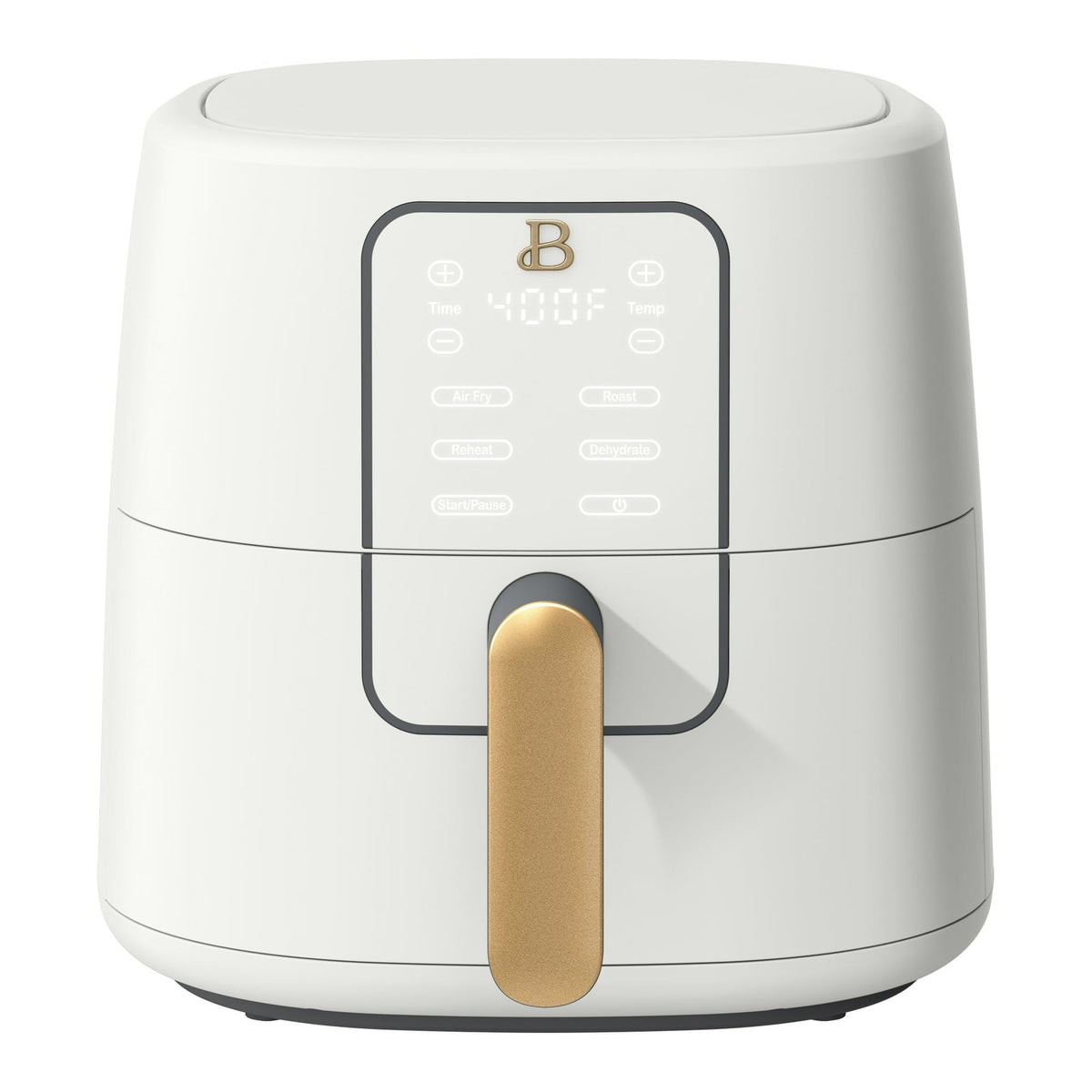 6 Quart Air Fryer with Touch-Activated Display, 4-in-1 Countertop Air Fryer 1750W, Nonstick Dishwasher Safe, White Icing Z187