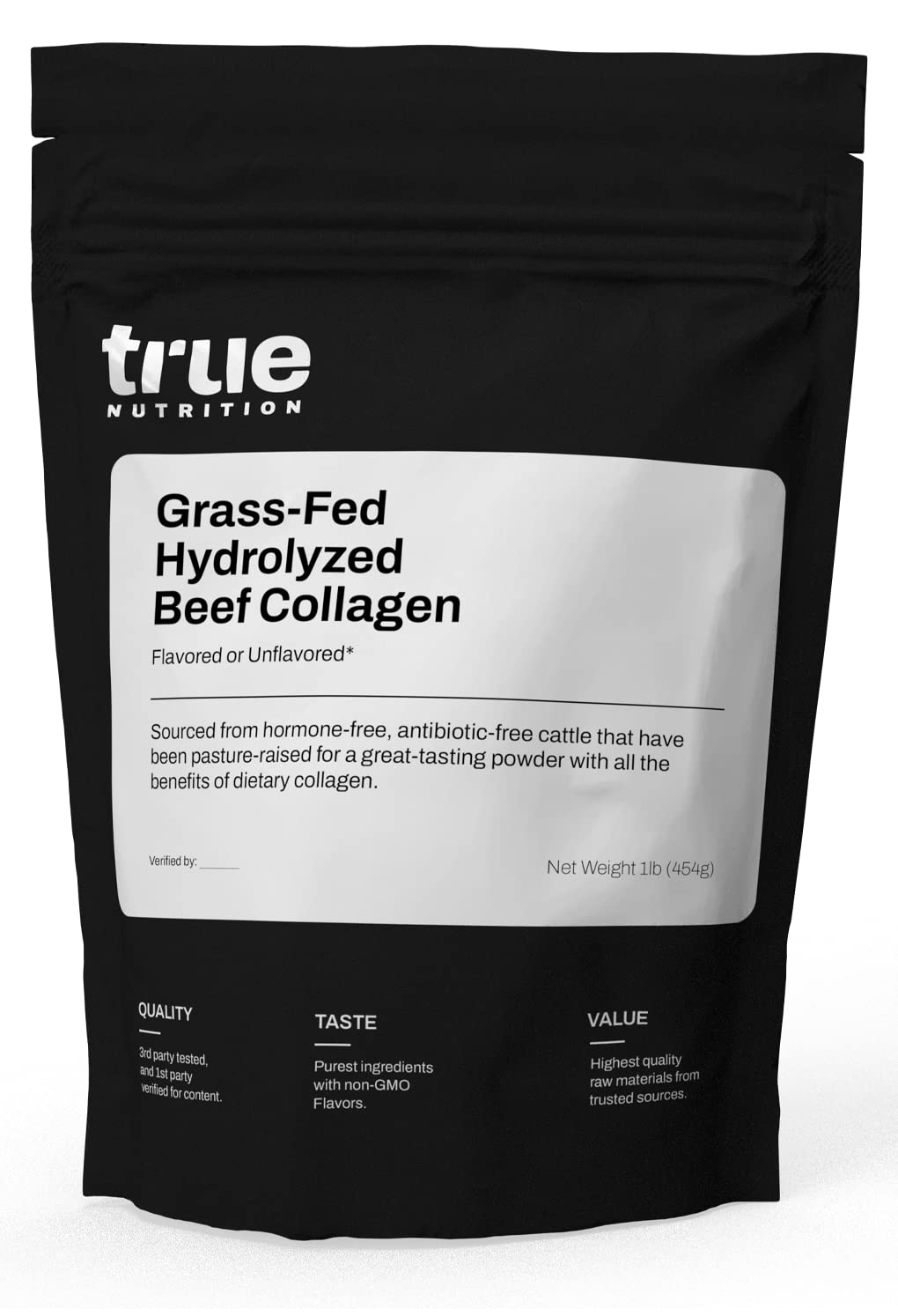 Hydrolyzed Collagen Powder, Unflavored, 1lb T929