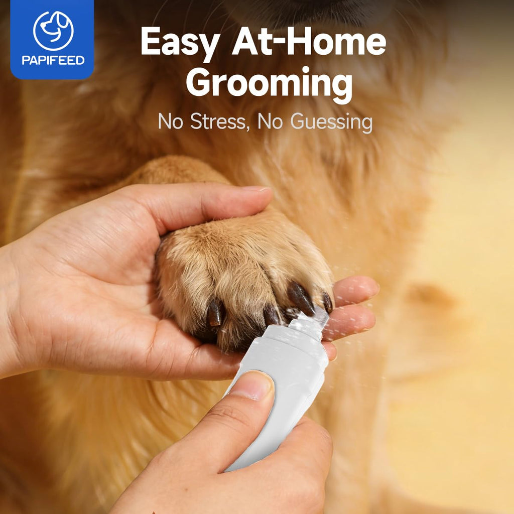 Ultra Quiet 3-Speed Rechargeable Dog Nail Grinder with LED Light D631370