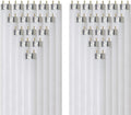 24 Inch T8 Fluorescent Tube Light Bulb 17W 1400 Lumens 5000K Bright White G13 Medium Bi-Pin Base 2 Foot Straight Linear Lamp Pack of 30 P9950
