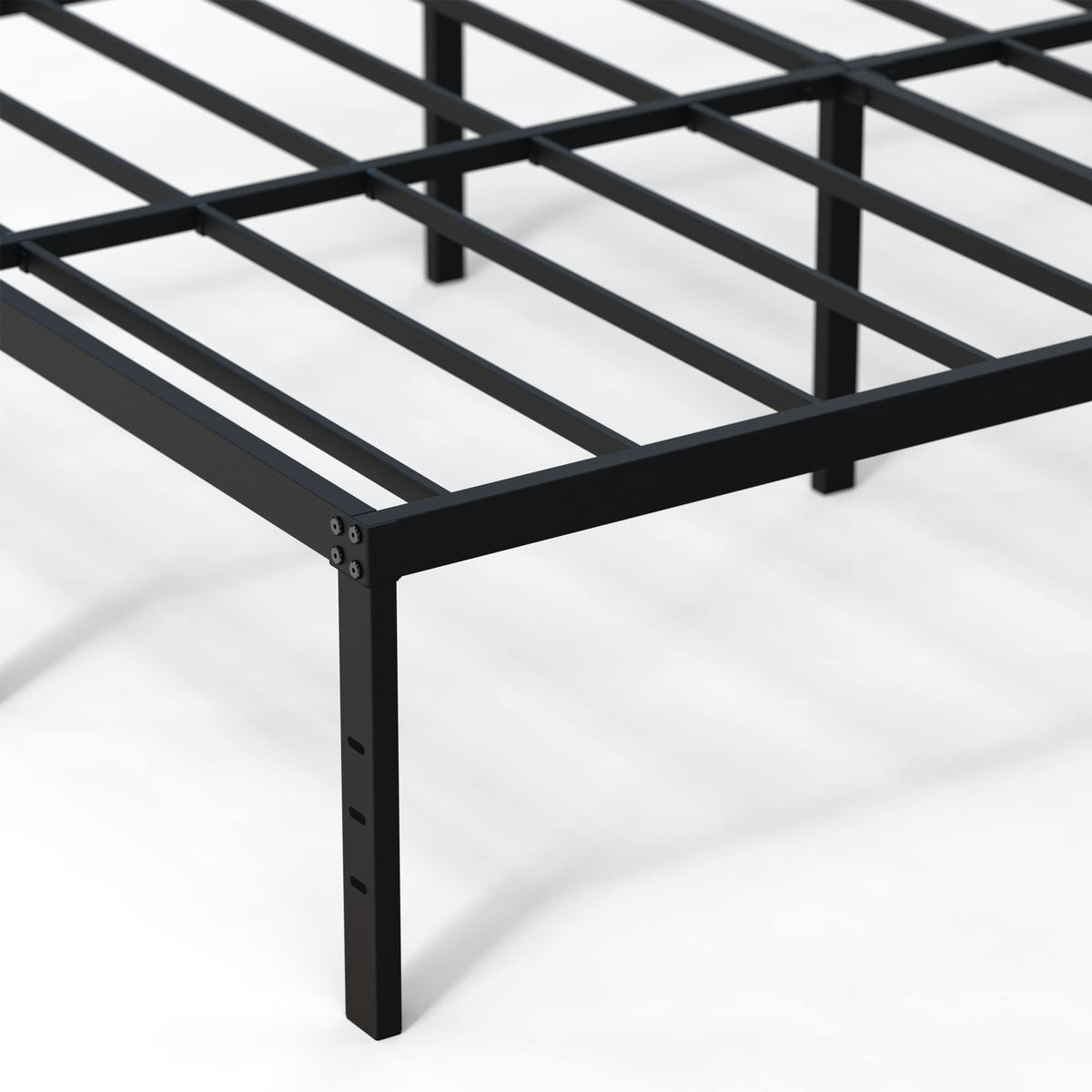 18 Inch High Queen Size Bed Frame with Storage O746
