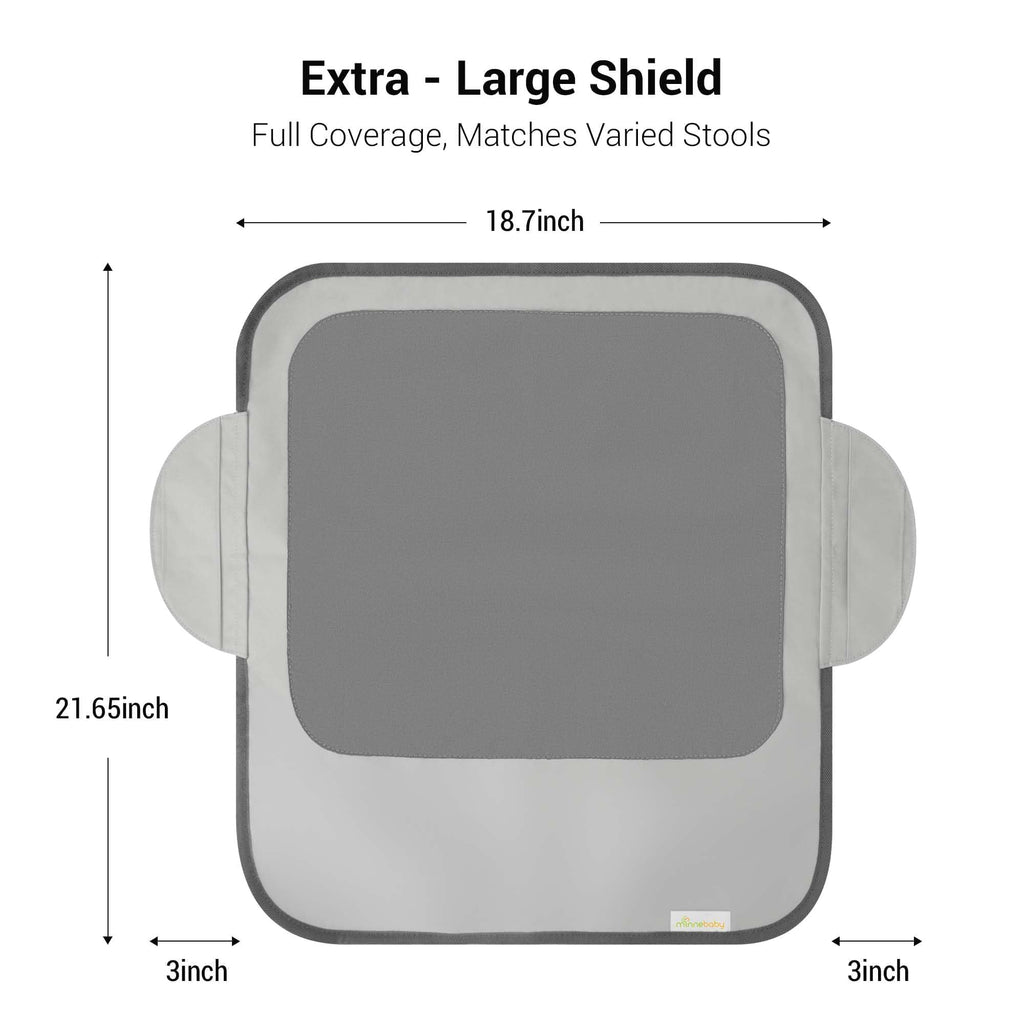 Extra Large Grey Booster Chair Protector Cover F25523