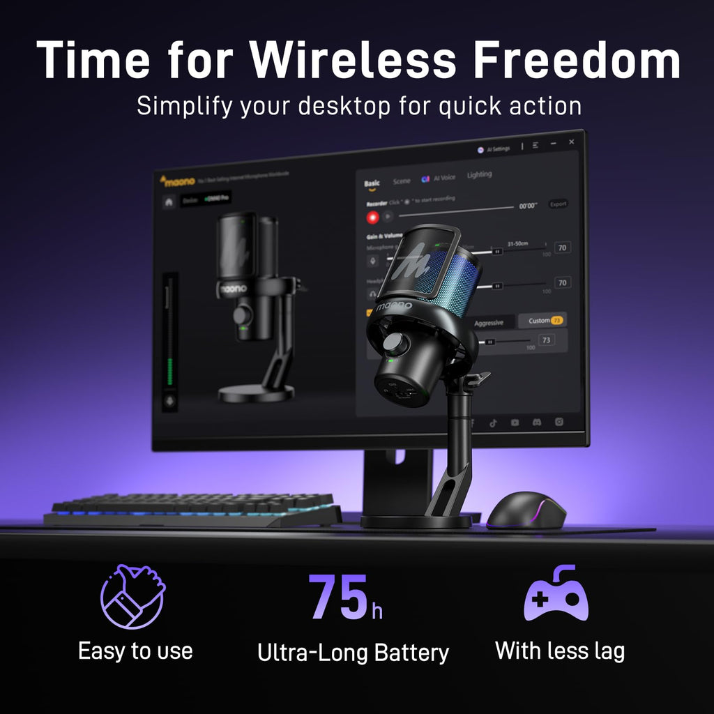 Wireless USB Gaming Microphone Y1203