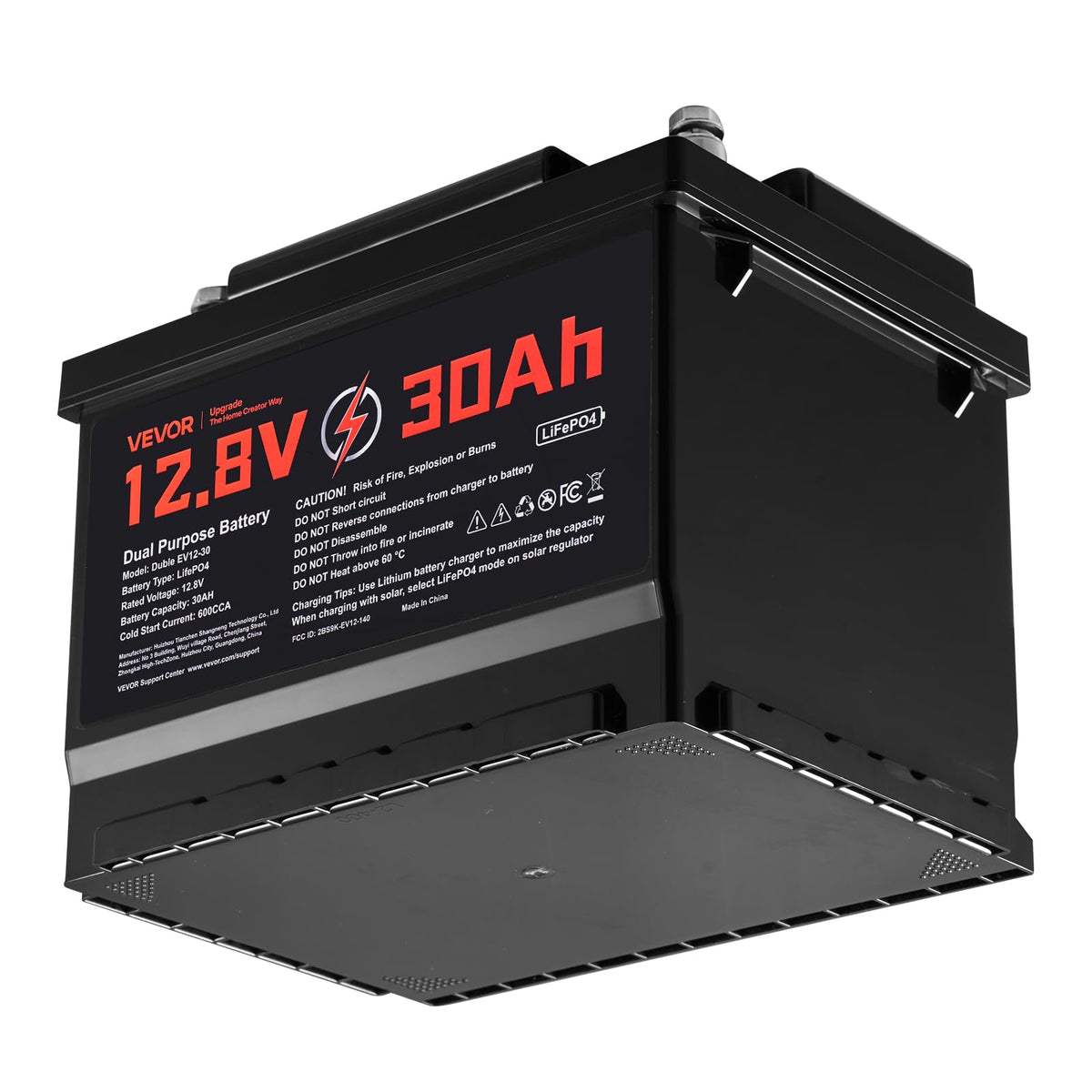 12V 30Ah LiFePO4 Dual Purpose Battery L69564