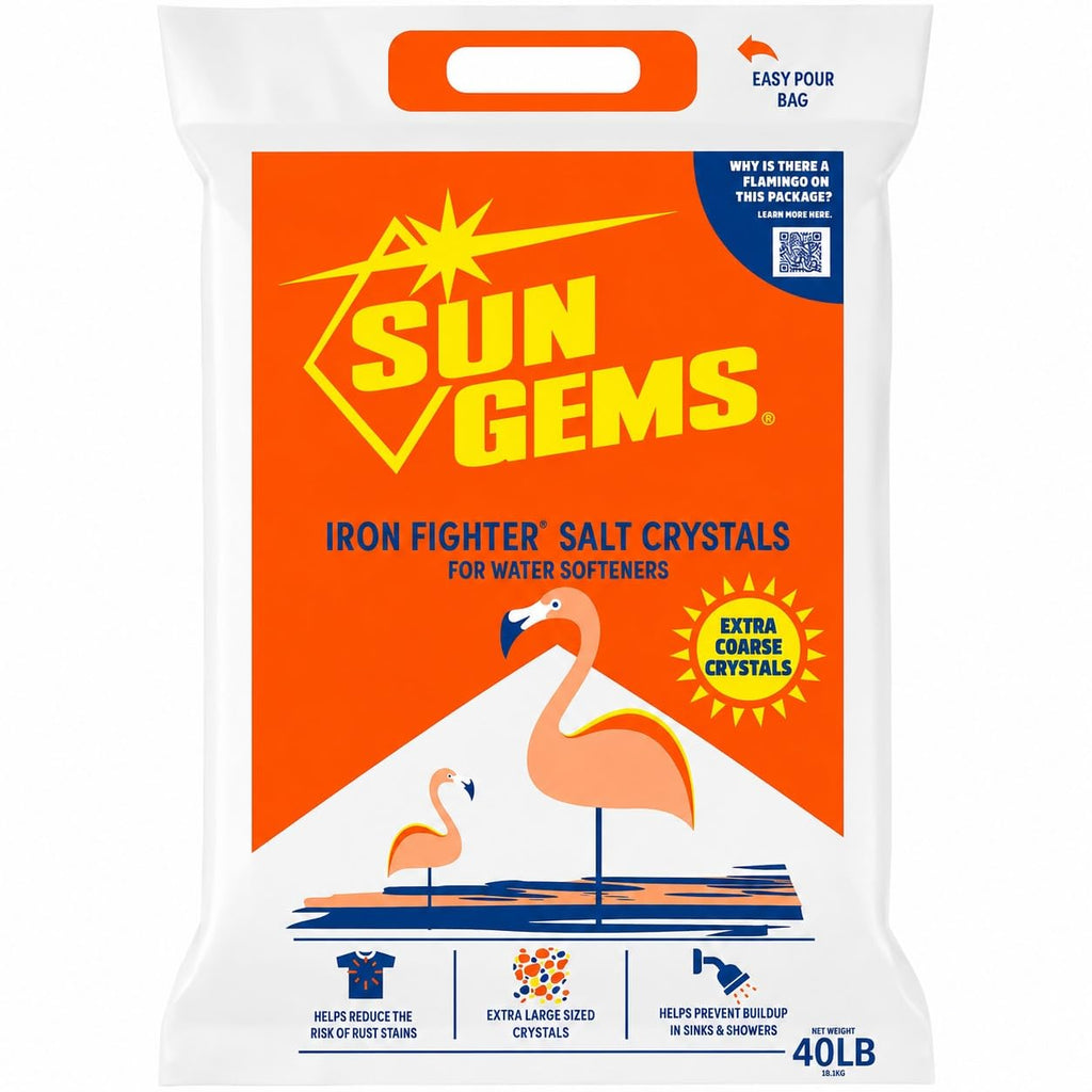 40 lb Extra Coarse Water Softener Salt Crystals P9299