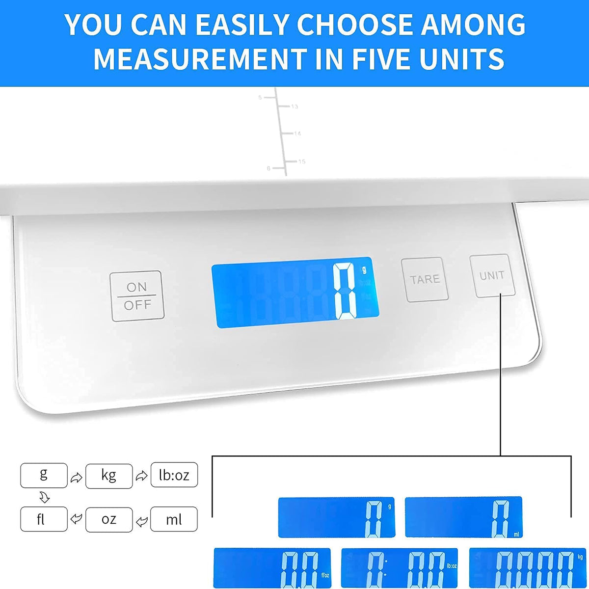 Digital Pet Scale for Small Animal, 1g Precision E9891