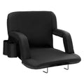 Folding Padded Stadium Seat with Cupholder O17271