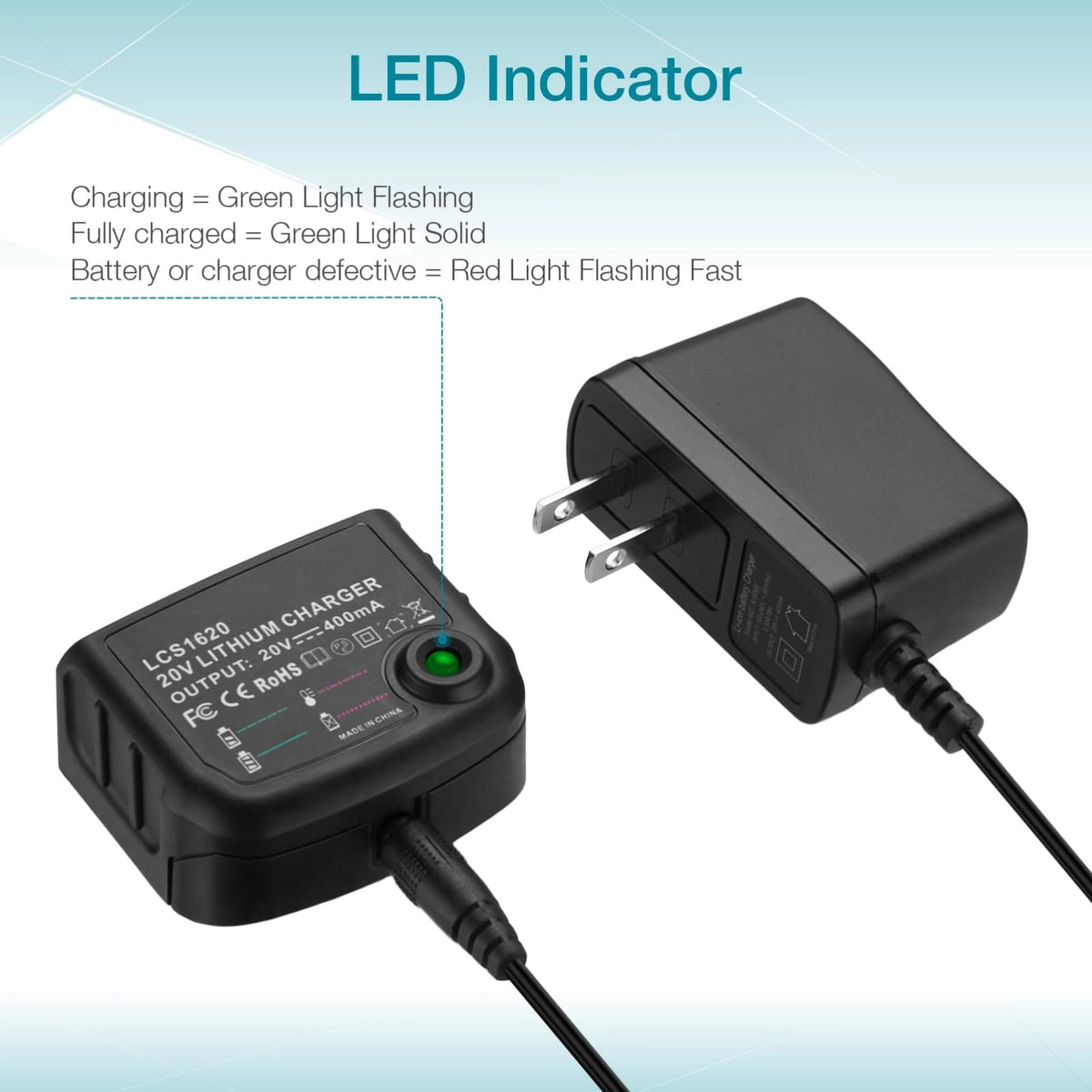 20V Lithium Battery and Charger Q161739