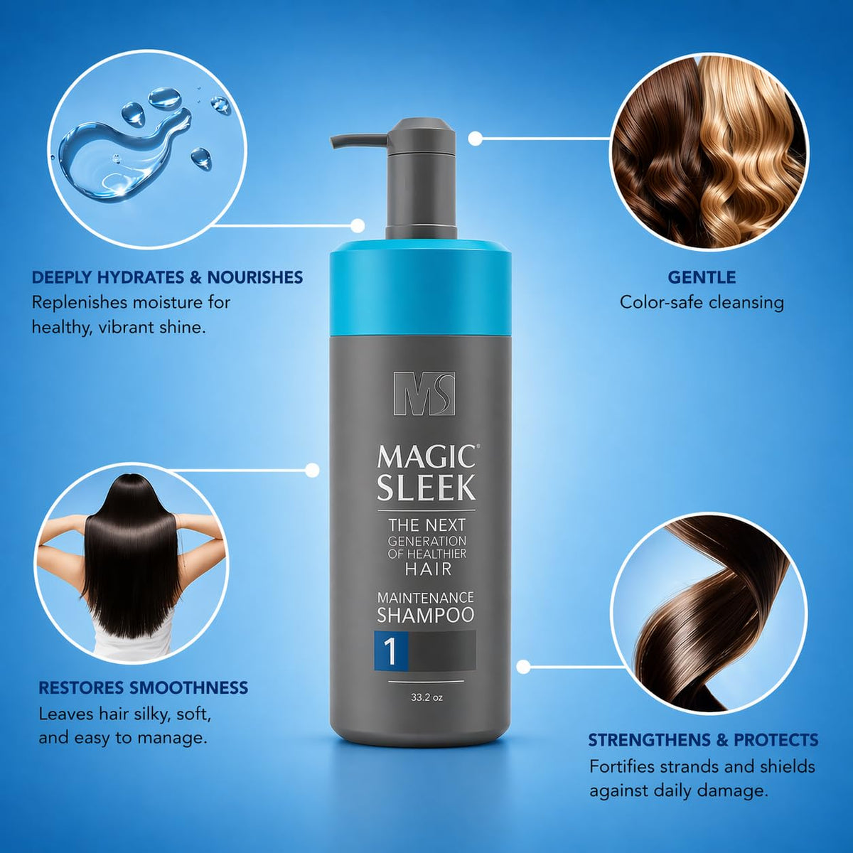 Shampoo & Conditioner Duo 33.2 oz Combo Pack T366421