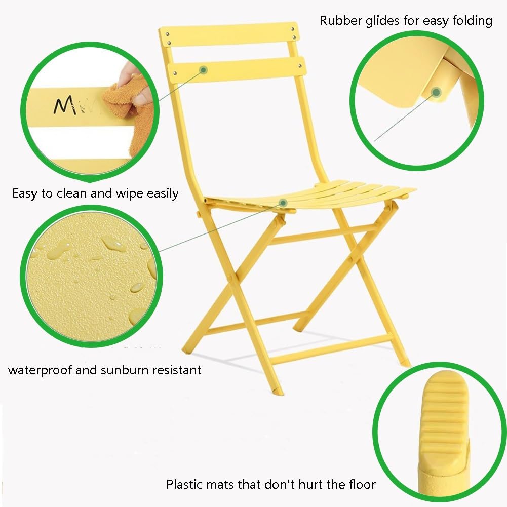 18 Inch Folding Bar Stool with Backrest Black K2317