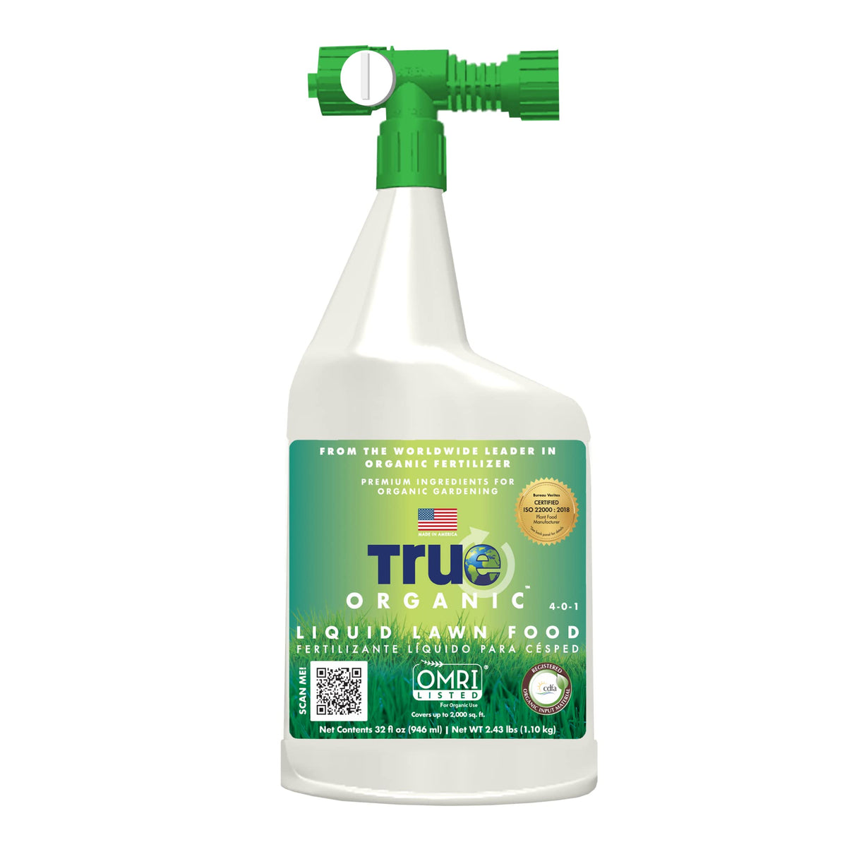 Organic Liquid Lawn Fertilizer with 1% Iron 32 fl. oz. P4760