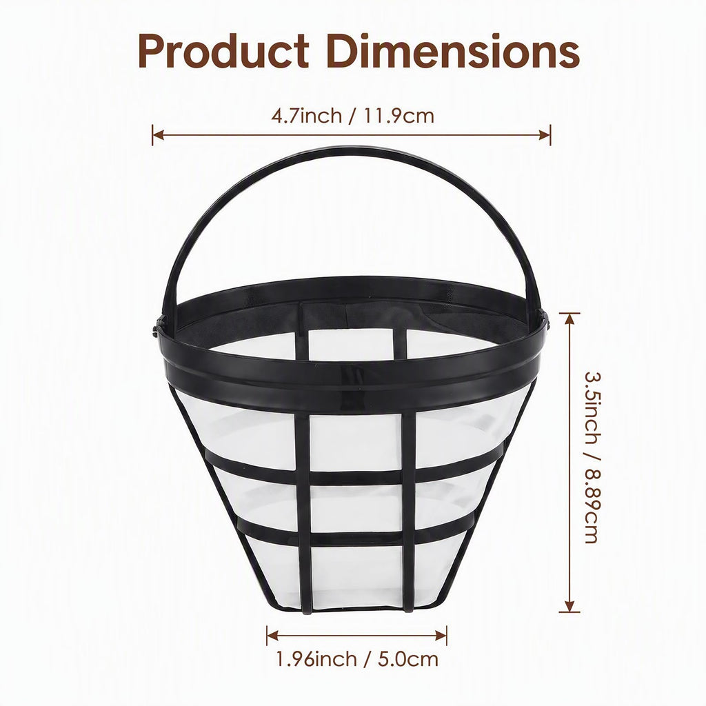 #4 Cone Reusable Coffee Filter 2-Pack C6782