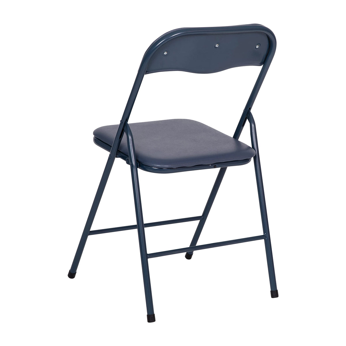 Navy Square Folding Card Table and Chairs Set P887