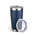 20oz Stainless Steel Travel Coffee Tumbler Navy Blue Y4571