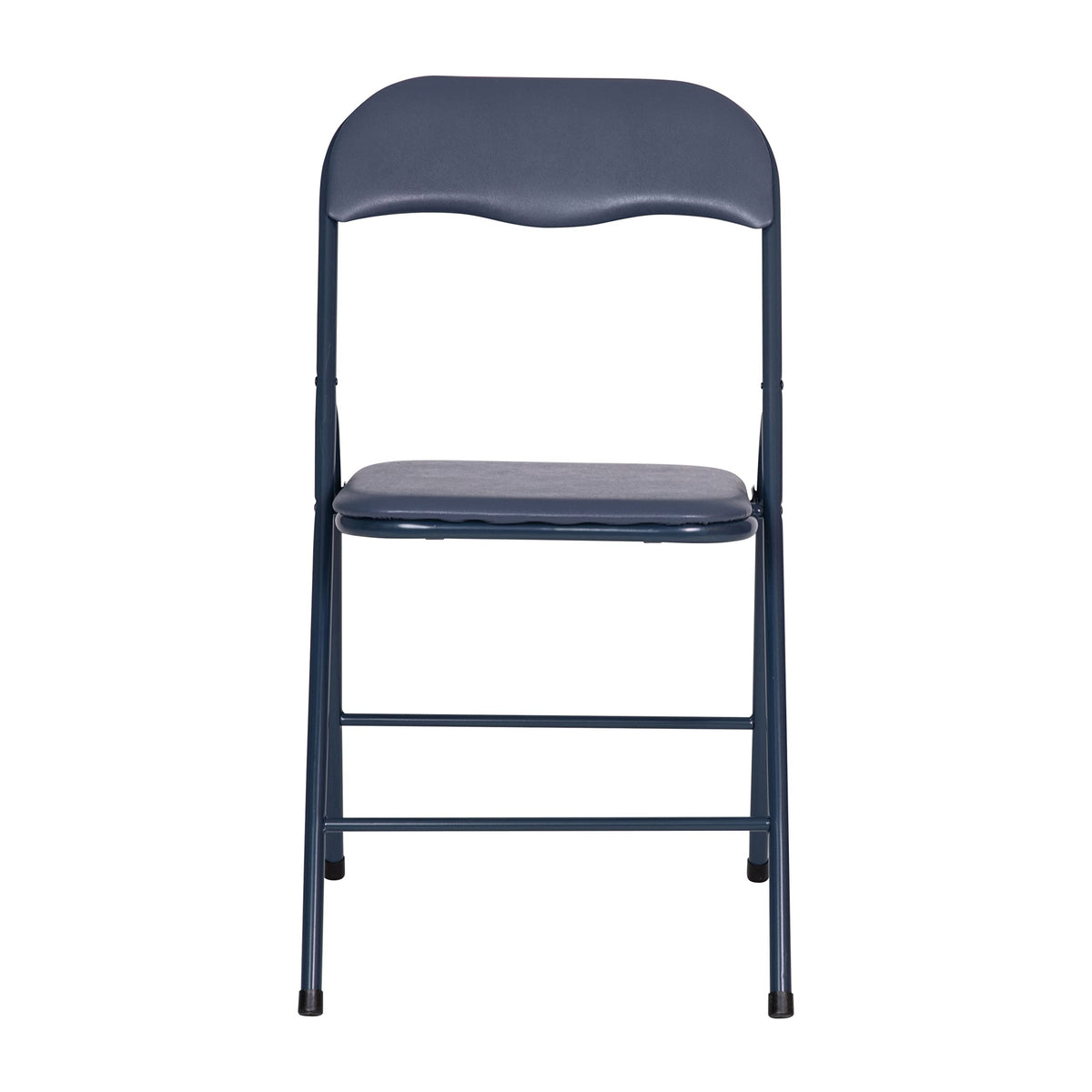 Navy Square Folding Card Table and Chairs Set P887