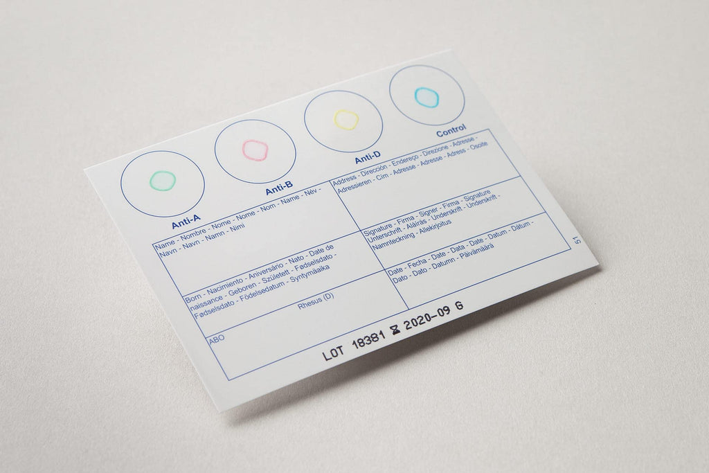 Blood Typing Kit 5 Test Pack Q639