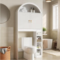 White Over the Toilet Storage Cabinet with Adjustable Shelf B383082