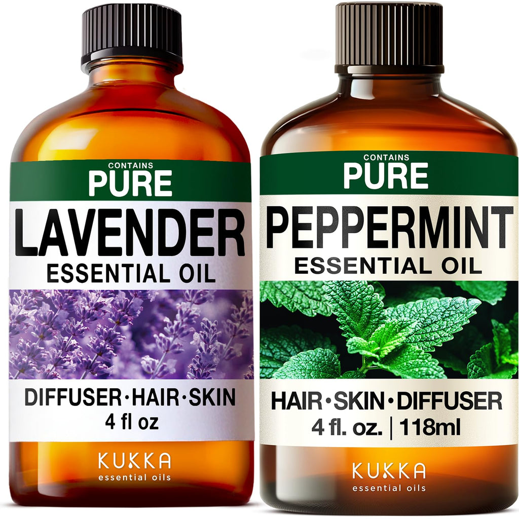 Lavender & Peppermint Essential Oil Set 2x4 fl oz G72735