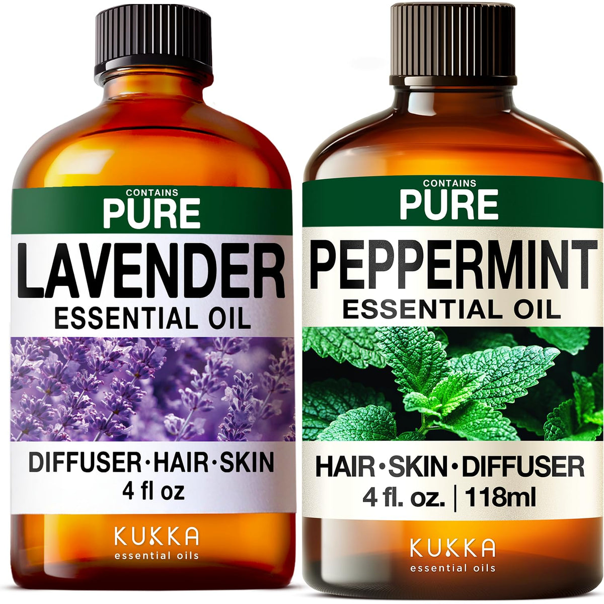 Lavender & Peppermint Essential Oil Set 2x4 fl oz G72735