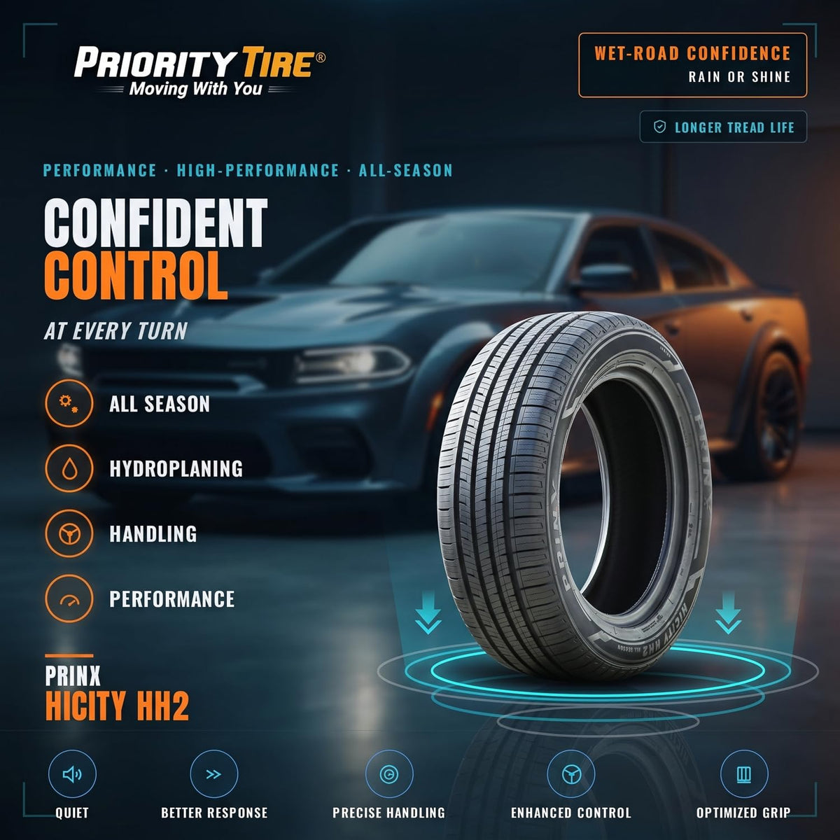 All Season 205/65R15 99H XL Passenger Tire T325180