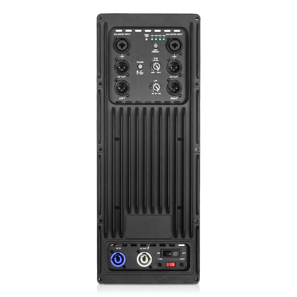 18” 1600W Powered Line Array Subwoofer with DSP U58734