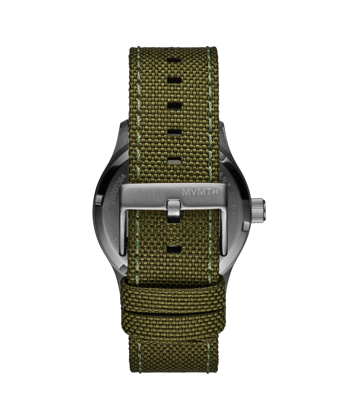 Men's 3 Hand Stainless Steel Nylon Strap Watch 41mm D944