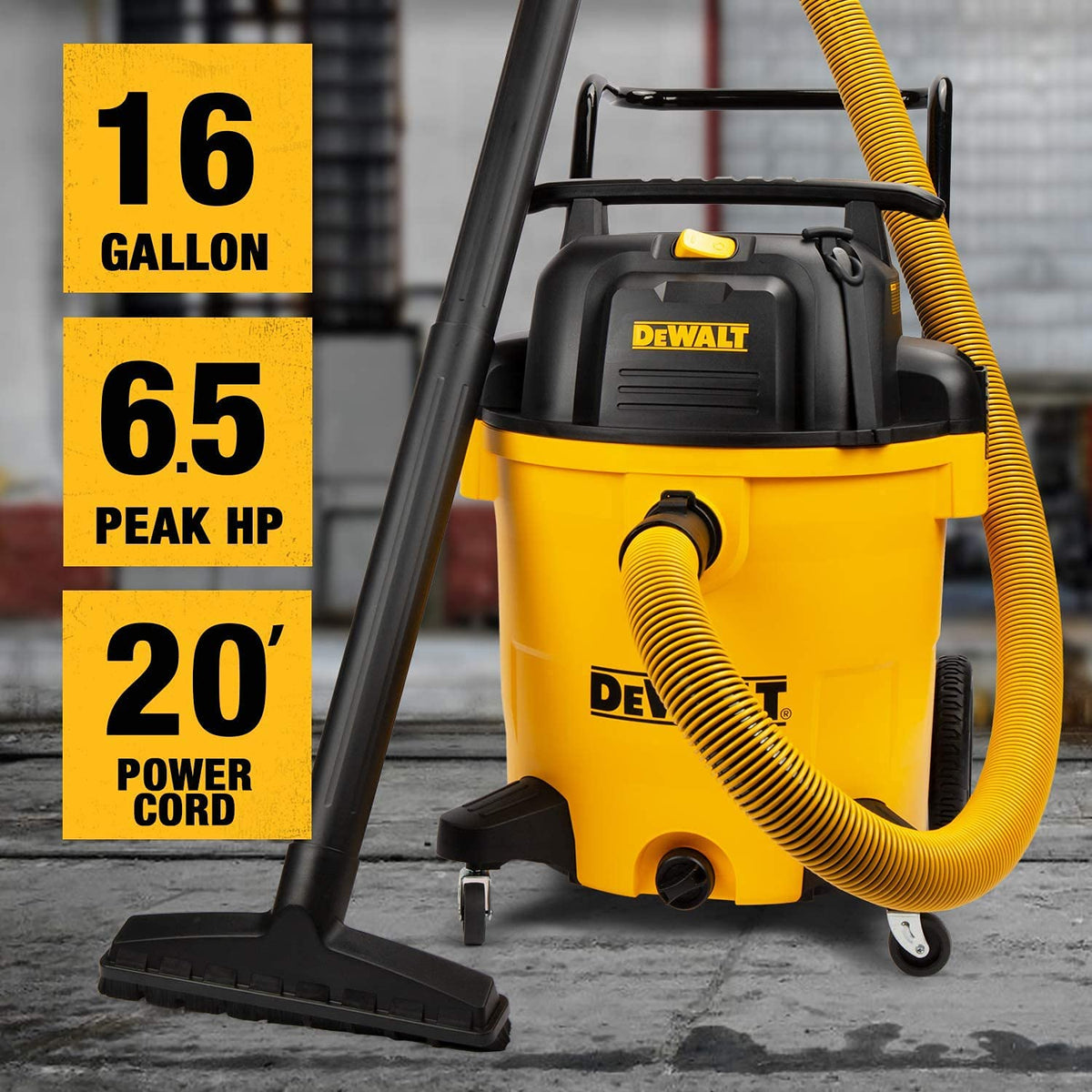 16 Gal Wet and Dry Shop Vacuum with Blower N1242