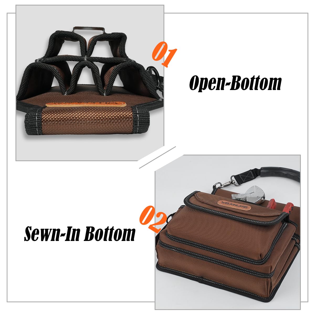 7-Pocket & 10-Pocket Tool Belt Pouches Set J703