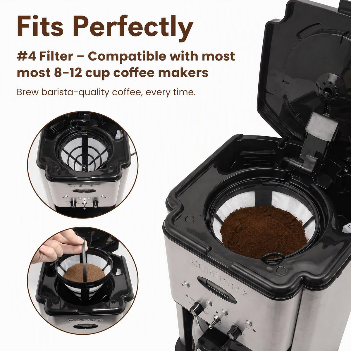 #4 Cone Reusable Coffee Filter 2-Pack C6782