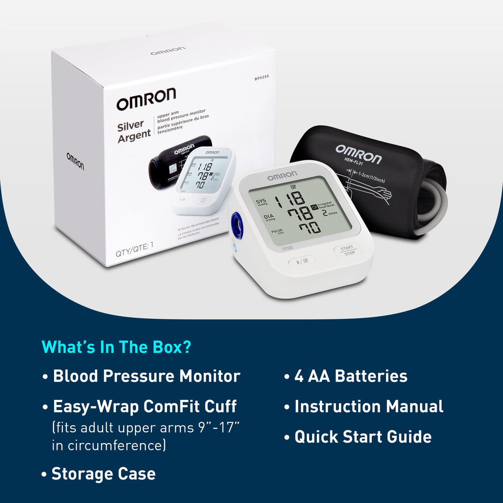 Silver Upper Arm Blood Pressure Monitor Z525802