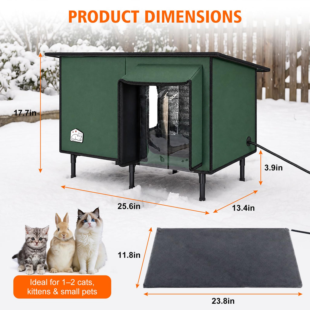 Heated Outdoor Cat House H749075