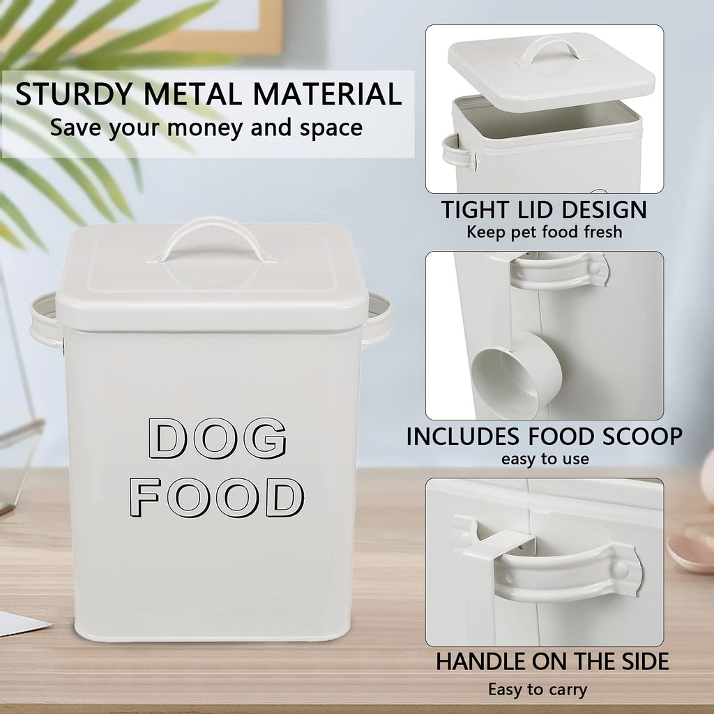Metal Airtight Dog Food Storage Container 6 lbs K71434