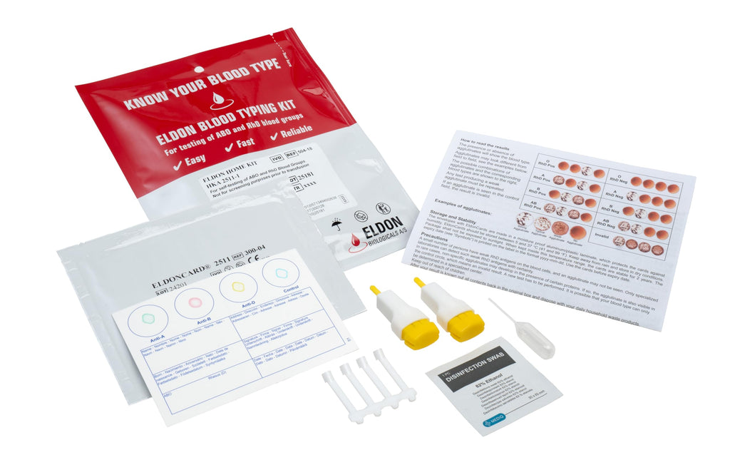 Blood Typing Kit 5 Test Pack Q639
