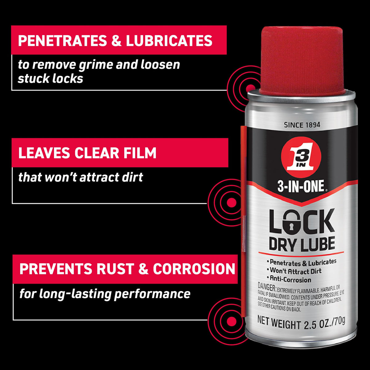 2.5 OZ Dry Lube L92622